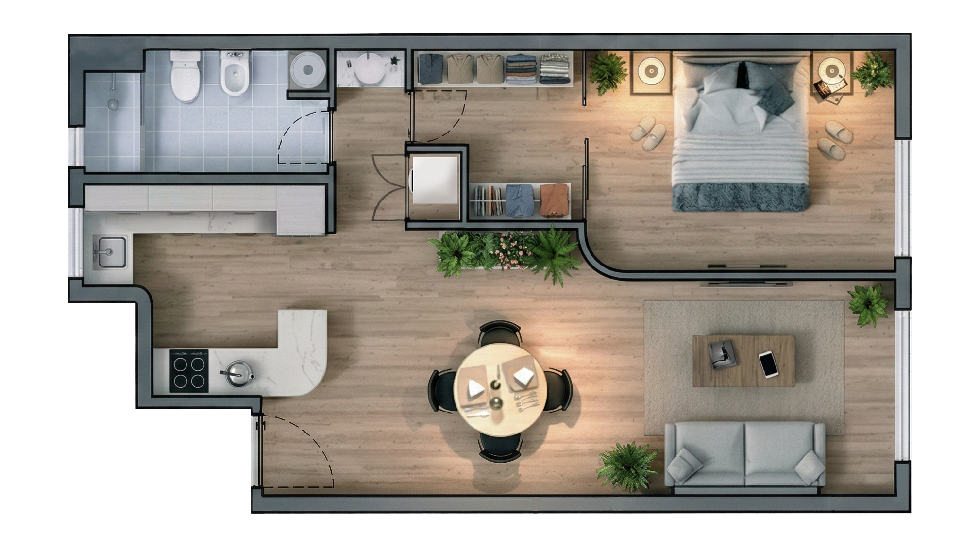 Departamento de 2 ambientes